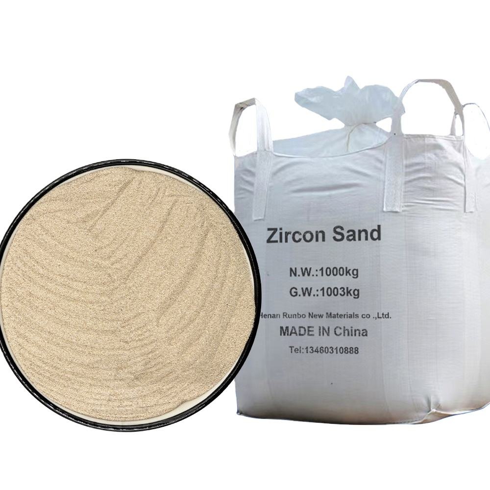 Iron Casting Model များအတွက် 66% Zircon Sand သည် သန့်ရှင်းမှု မြင့်မားသည်။