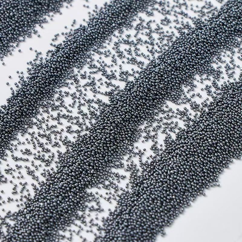 Light Shot Peening Components အတွက် အလတ်စား Hardness S330 Steel Ball
